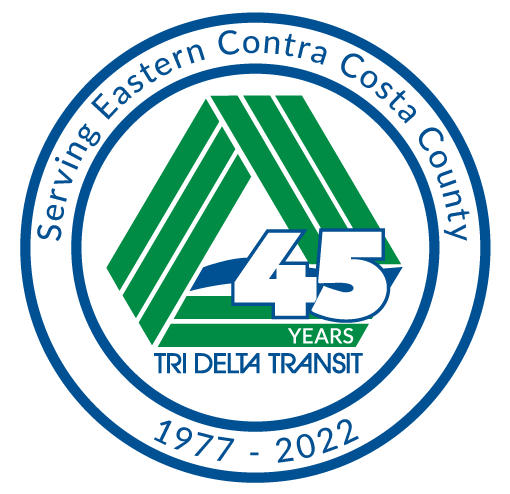 Image of 30852 Tri Delta Transit 45 Aniversary Logo HI RES Transparent (003) logo